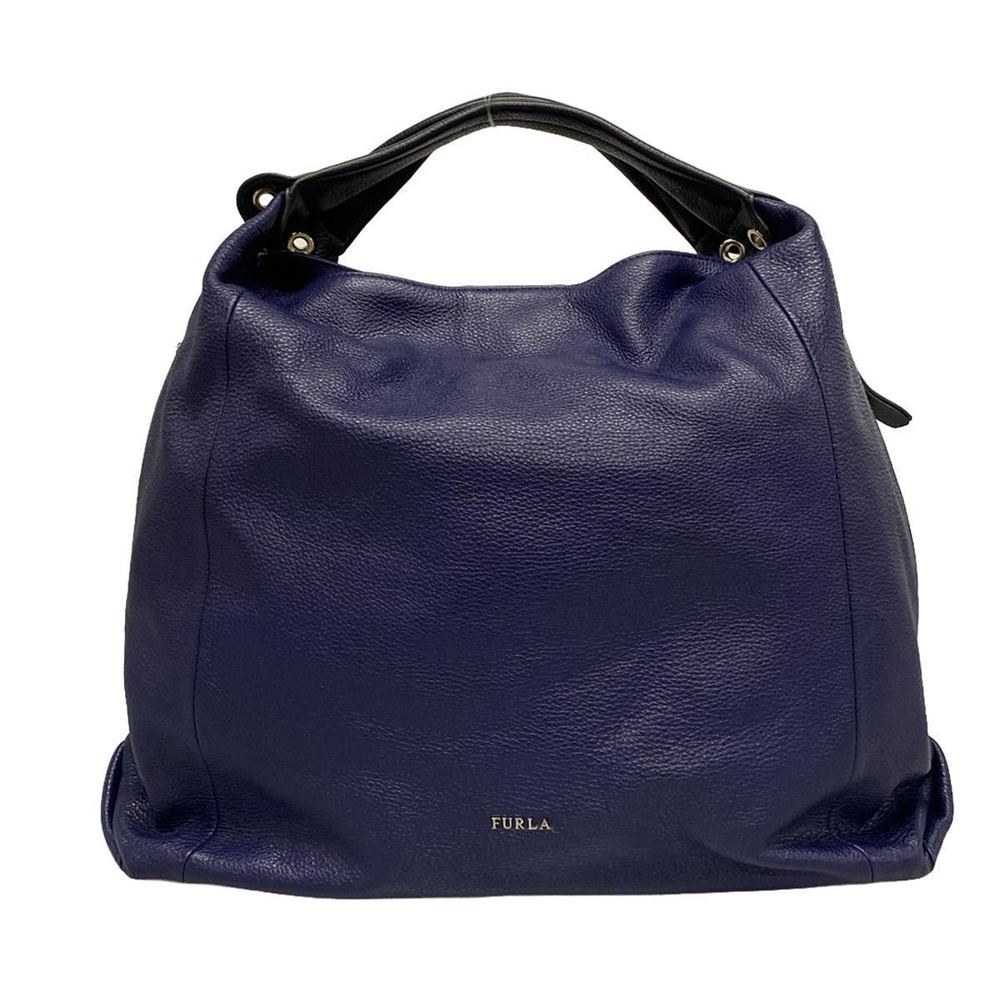 Furla Elizabeth Leather Handbag Purple